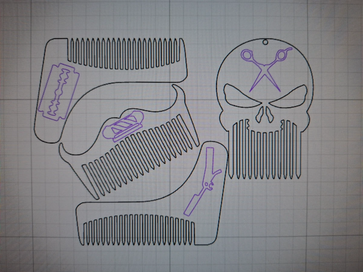 Beard Wooden Combs