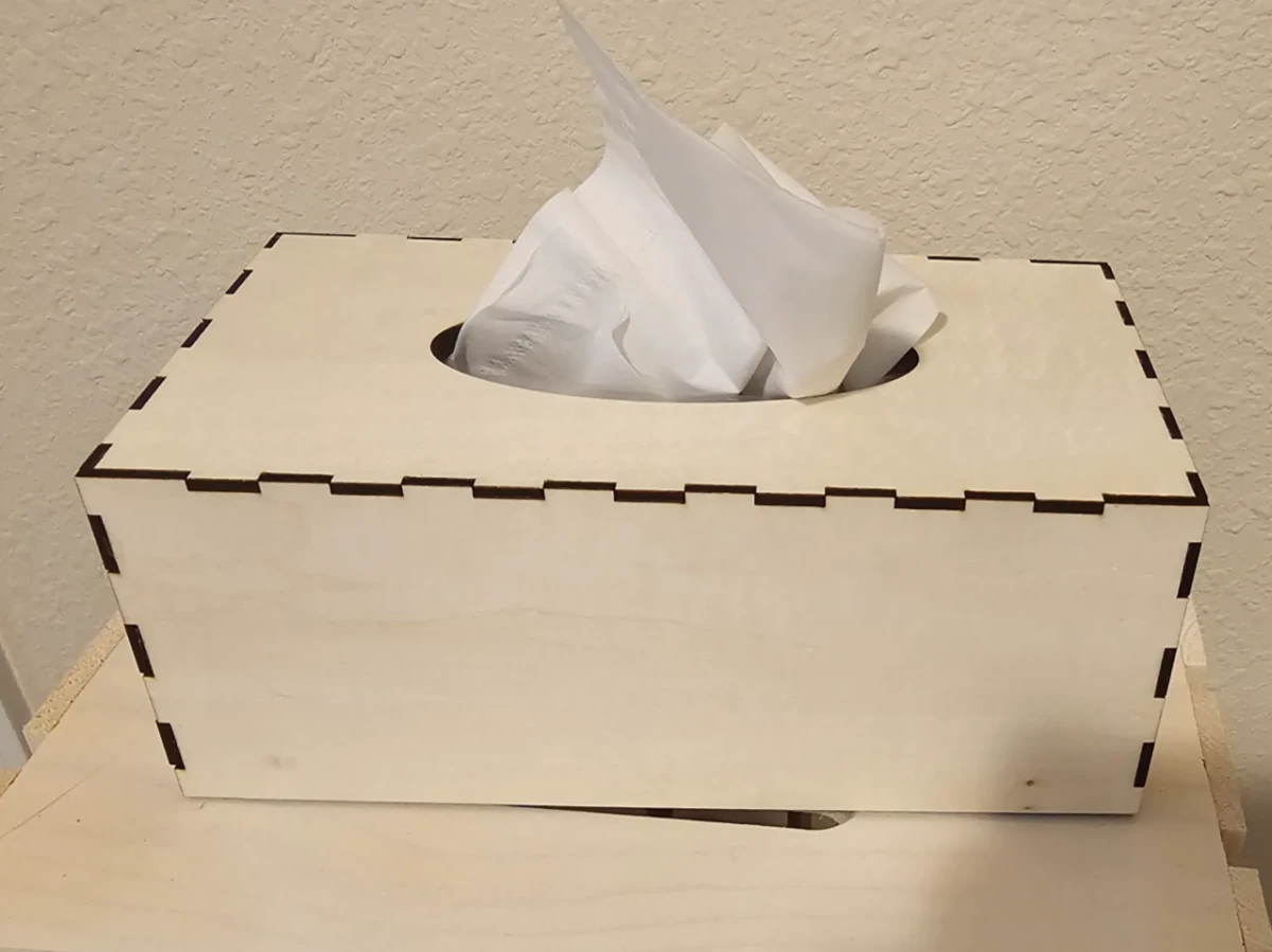 Wooden Tissue Box